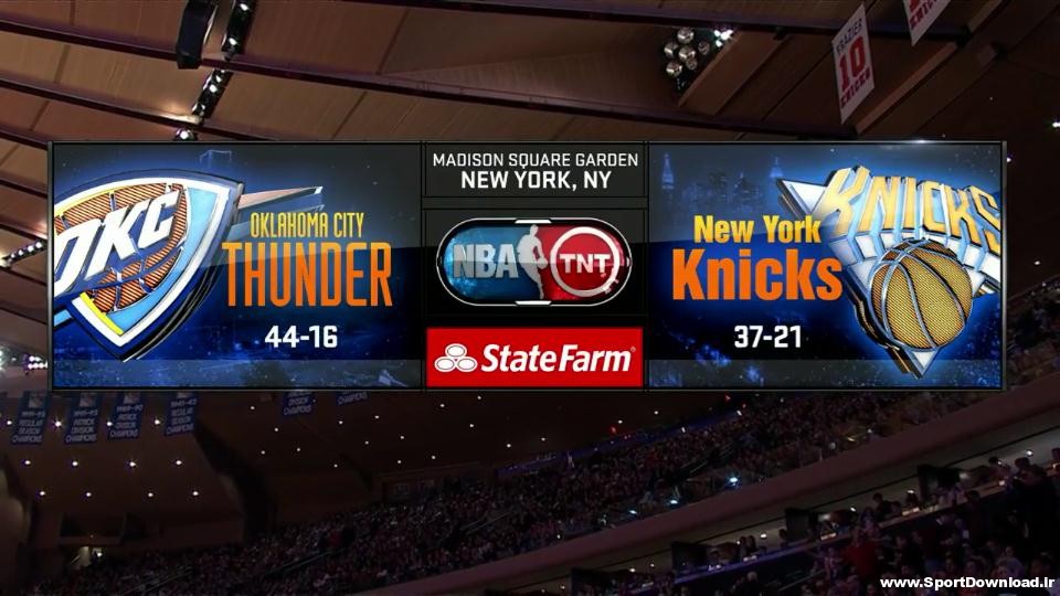 Oklahoma City Thunder vs New York Knicks