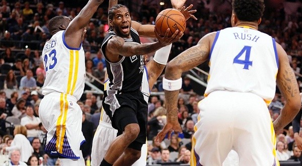 160410210231 marreese speights draymond green kawhi leonard nba golden state warriors at san antonio spurs.1000x563