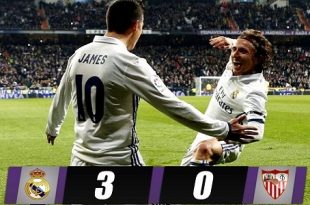 Real Madrid 3 0 Sevilla