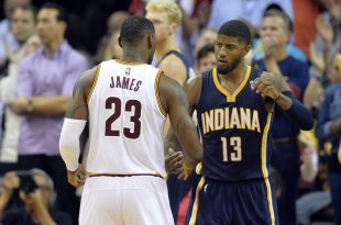 paul george lebron james nba indiana pacers cleveland cavaliers