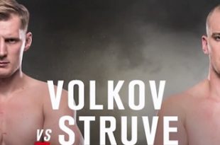 UFC Volkov vs Struve Fight Poster 750