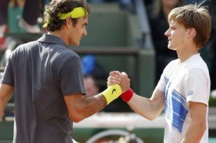 david goffin roger federer is a great person and champion the way he hits is fantastic